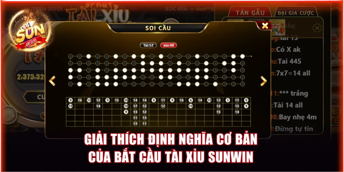 Cách Bắt Cầu Tài Xỉu Sunwin Chính Xác Để Thắng Lớn Cực Dễ Dàng 2 Giải thích định nghĩa cơ bản của bắt cầu tài xỉu Sunwin