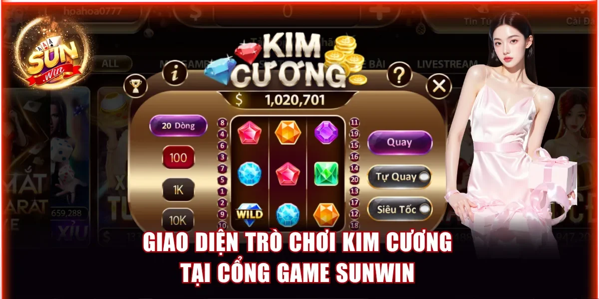 Mini Game Sunwin - Đa Dạng Game Hay Kiếm Thưởng Liền Tay 3 Giao diện trò chơi Kim Cương tại cổng game Sunwin