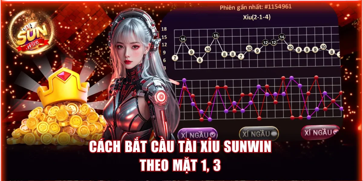 Top 6 Công thức Bắt Cầu Tài Xỉu Sunwin Dễ Trúng Thưởng 4 Cách bắt cầu Tài Xỉu Sunwin theo mặt 1, 3