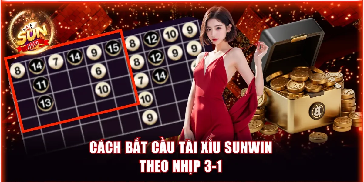 Top 6 Công thức Bắt Cầu Tài Xỉu Sunwin Dễ Trúng Thưởng 5 Cách bắt cầu Tài Xỉu Sunwin theo nhịp 3-1