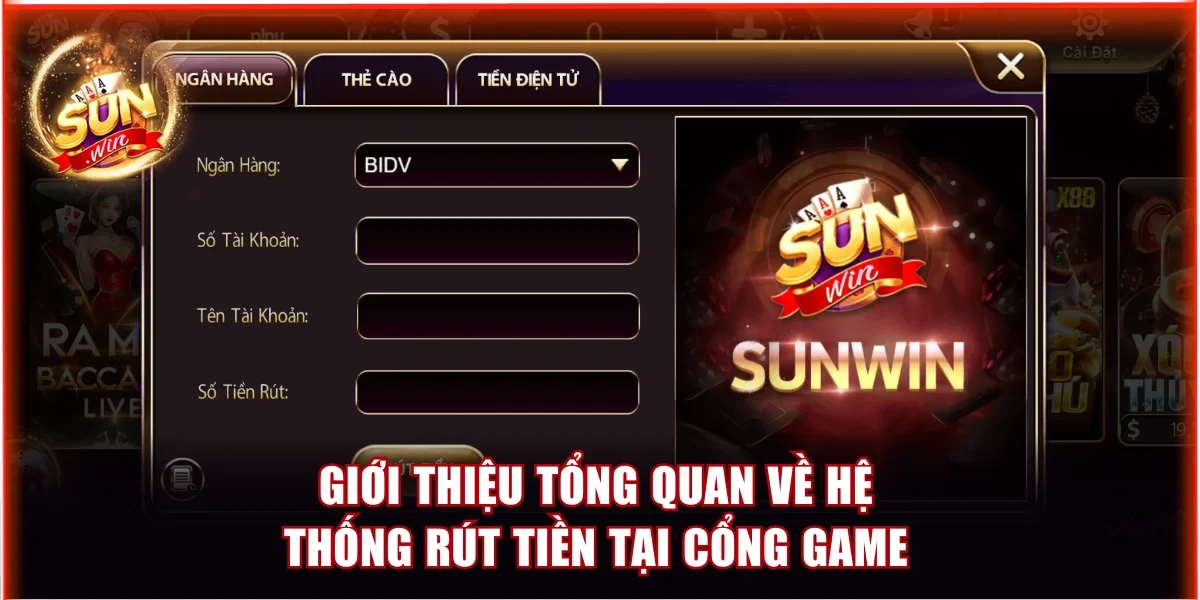 Giải Đáp Sunwin Rút Tiền Trong Bao Lâu Chuẩn Xác Nhất 2 Giới thiệu tổng quan về hệ thống rút tiền tại cổng game