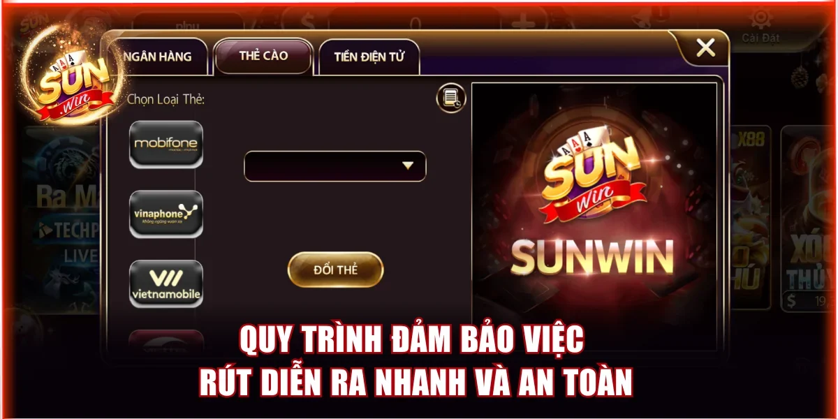 Giải Đáp Sunwin Rút Tiền Trong Bao Lâu Chuẩn Xác Nhất 3 Quy trình đảm bảo việc rút diễn ra nhanh và an toàn